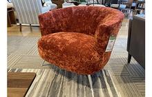 Binx Chair in Bergdorf Cinnamon by Lee Industries