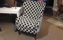 Elaine Chair in Black and White