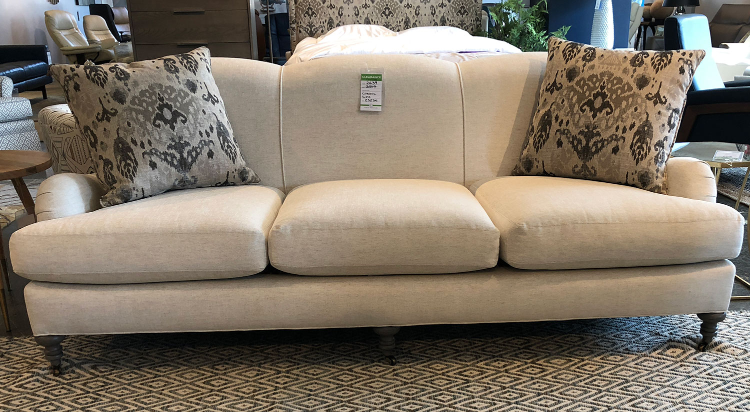 oatmeal sofa cheryl outlet furniture