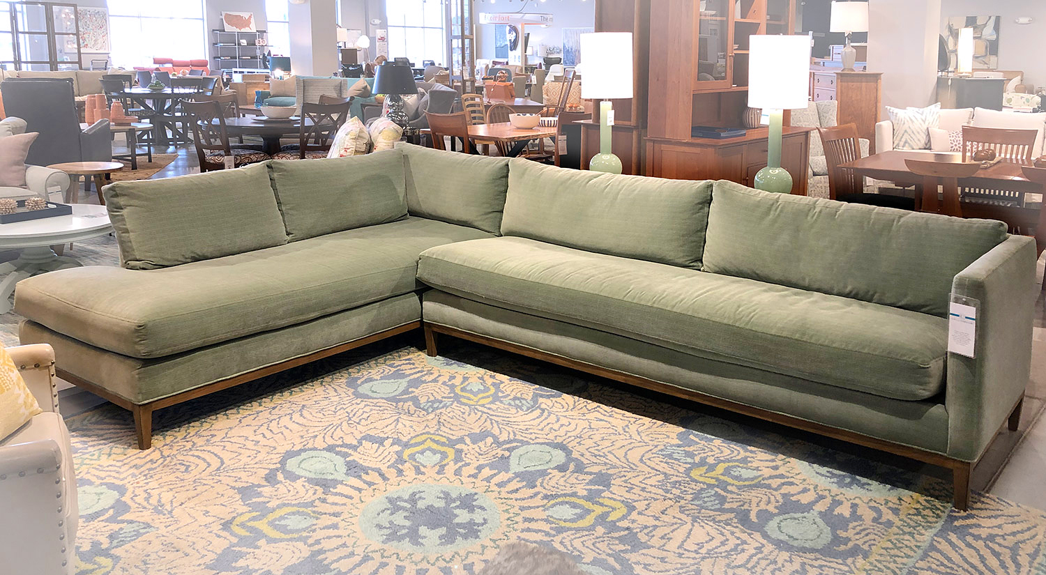 Fiona Sectional in Leaf