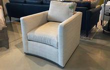 Club Swivel Chair in Chalk