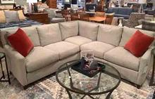 Maddie Sectional in Simpson Platinum by Lee Industries