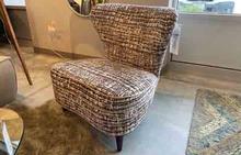 Marilyn Chair in Morrissey Pewter by Lee Industries