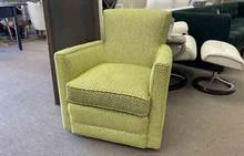 Trent Swivel Chair in Empire Kiwi by Lee Industries