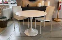 White Table & Chair 3 piece set