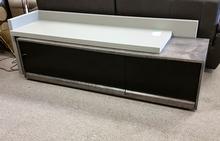 Contemporary Media Stand with Sliding Top