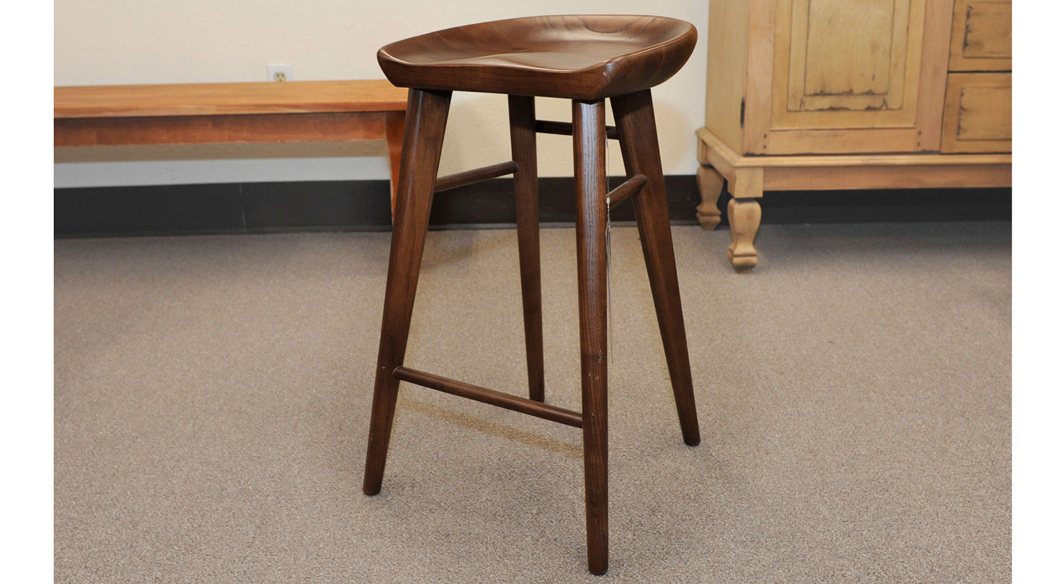 Kami Counter Stool in Ash Finished Walnut