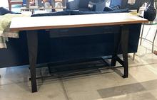 Shutter Console Table with Oak Top