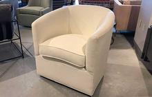 Sally Swivel Chair in White