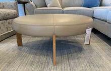 Manning Ottoman in Mammoth Gray Taupe