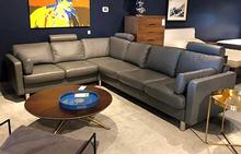E600 Sectional in Metal Grey