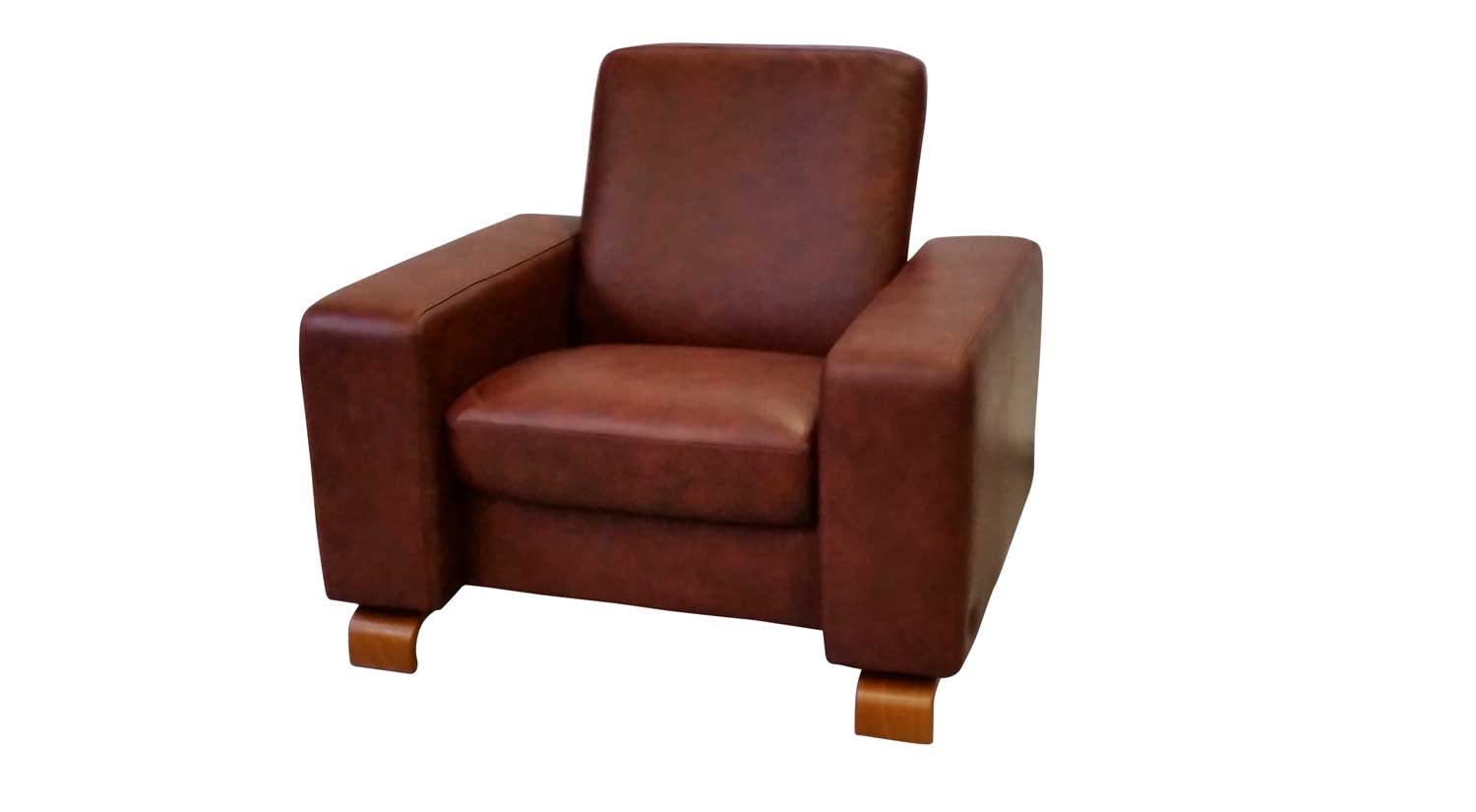 Space Stressless Cognac Lowback Chair