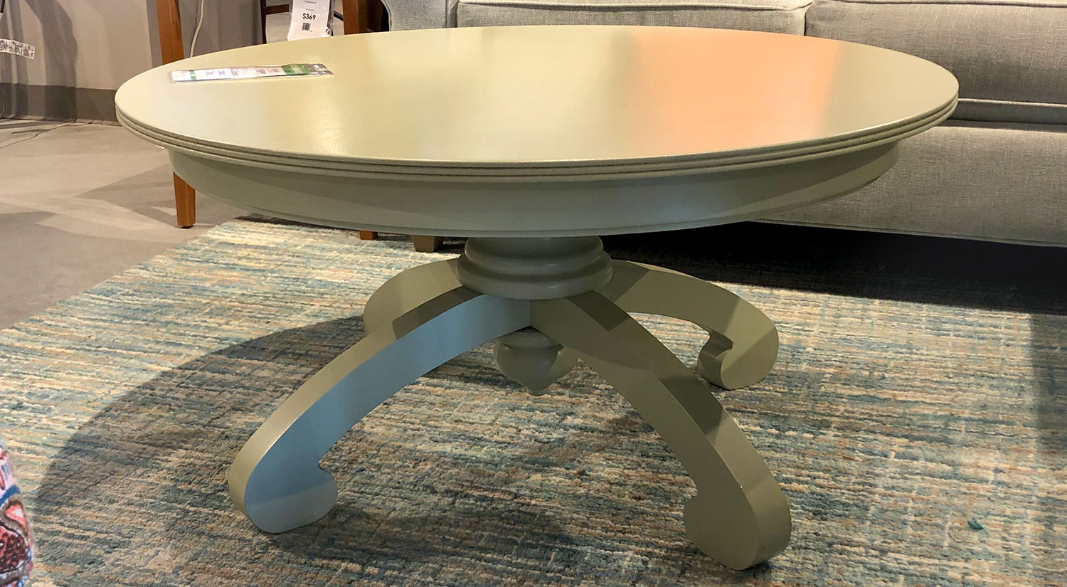 Summer Cottage Cocktail Table in Moss