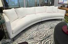 Slice Sofa Sectional in White by Thayer Coggin