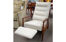 Viceroy Recliner in Classico Ivory by Thayer Coggin