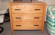 Luna 3 Drawer Chest in Natural Cherry