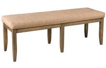 Sabre Leg Upholstered Bench by Saloom