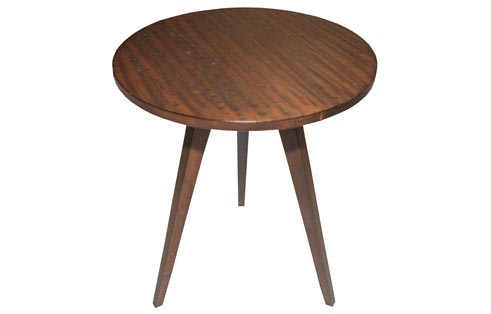 Martin Round End Table in Java by Saloom