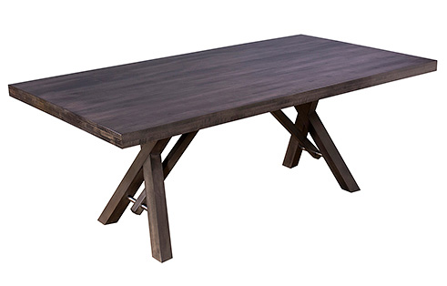 Quincy Dining Table with Mondo Top by Saloom
