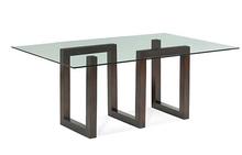 Serpent Glass Dining Table by Saloom