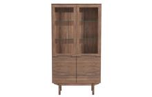 Lars Display Cabinet in Natural Walnut