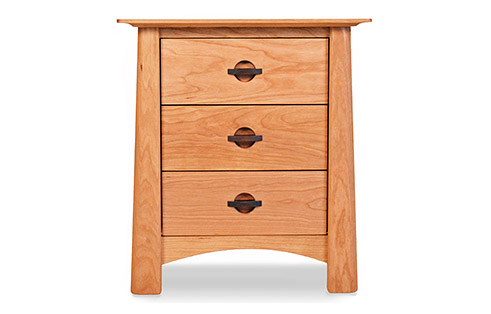 Harvestmoon 3 Drawer Nightstand by Maple Corner Woodworks