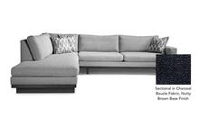 La Collection Sectional in Charcoal Boucle