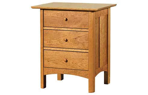 Heartwood 3 Drawer Nightstand