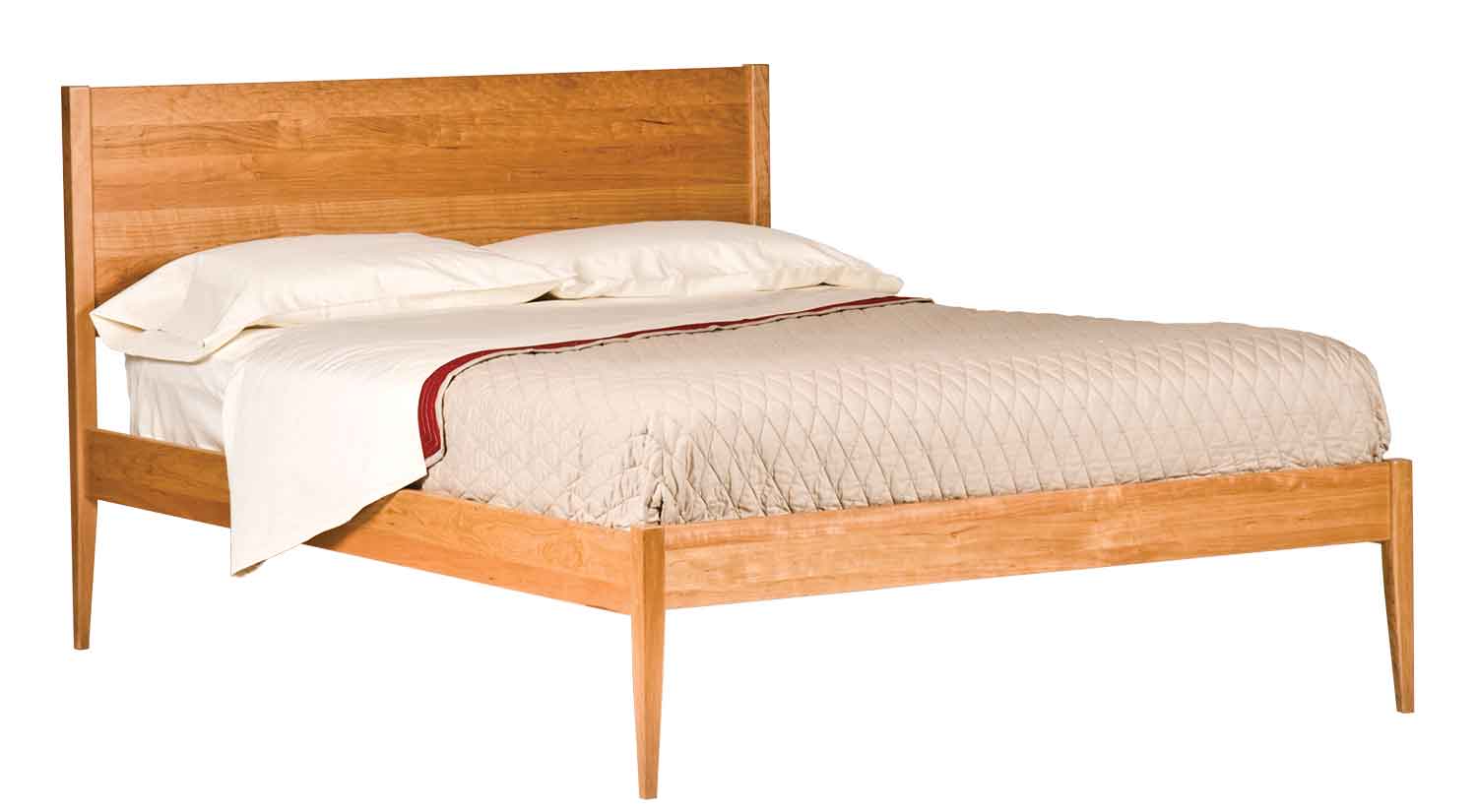 Woodforms Platform Bed Luna Eclipse, Solid Cherry Bed Frame