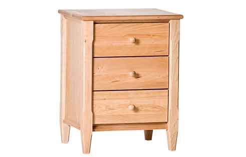 Shaker 3 Drawer Nightstand