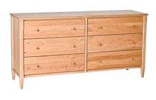 Shaker 6 Drawer Dresser