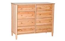 Shaker Small 8 Drawer Dresser