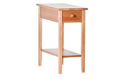 Side Table Circle Furniture, Narrow Shaker End Table
