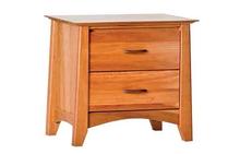 Willow 2 Drawer Nightstand in Natural Cherry