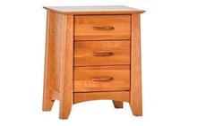 Willow 3 Drawer Nightstand