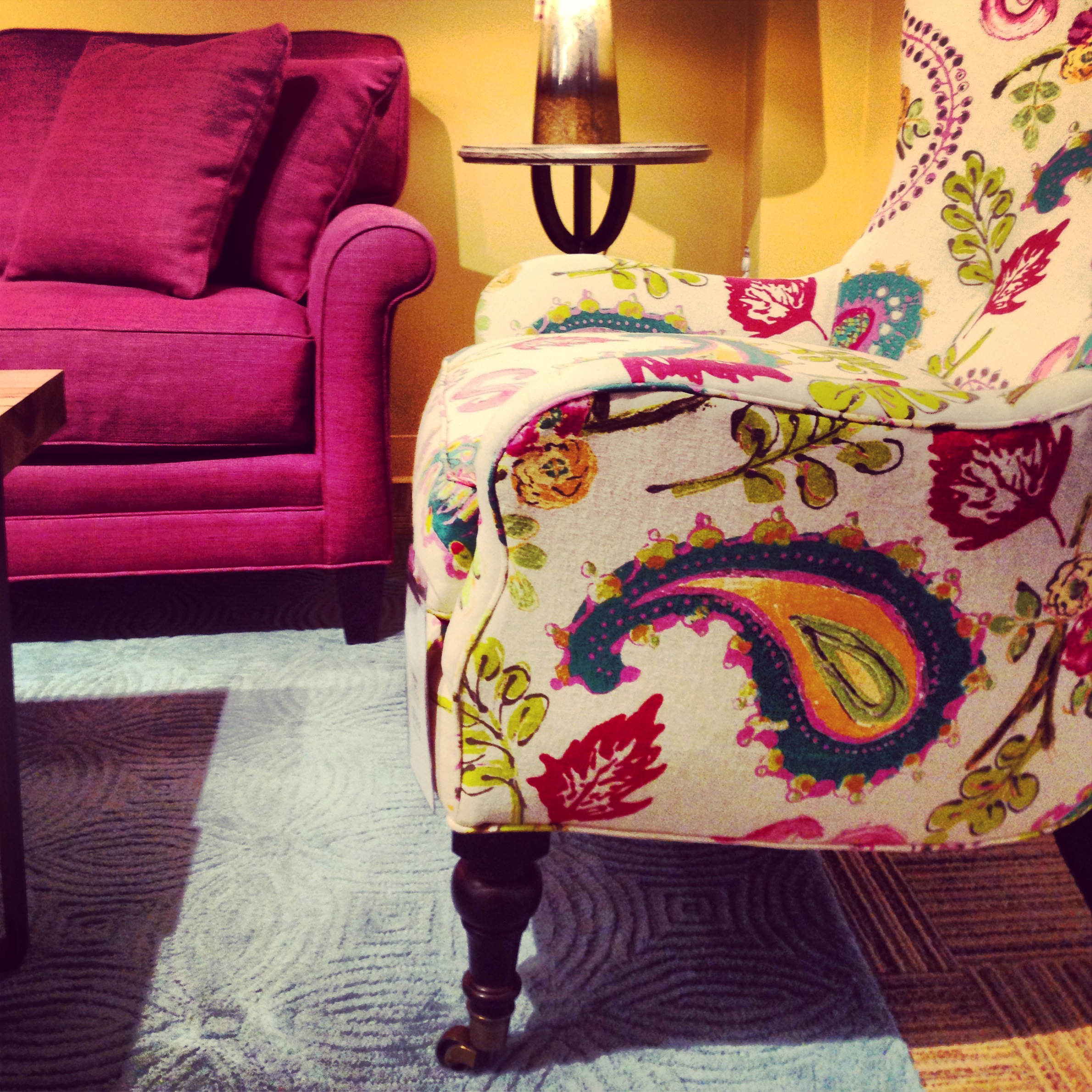 pink chair