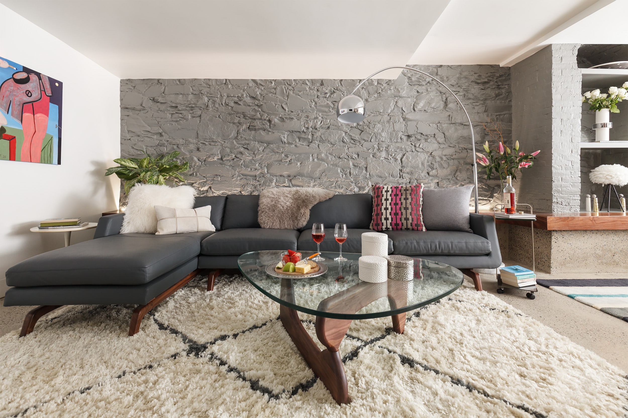 living room, cost, sofa, sectional, rug, lamp, price