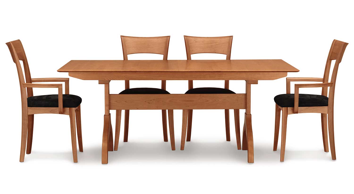 dining room, dining room table, dining table, extension table, sarah trestle extension table, copeland,