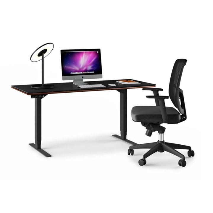 BDI, sequel lift desk, home office, office chair, office, desk