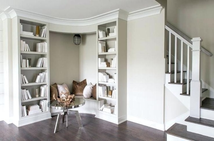 reading nook, book, bookcase, cozy, interior design