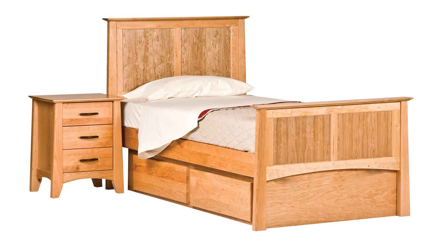 wooden bedroom set by Woodforms