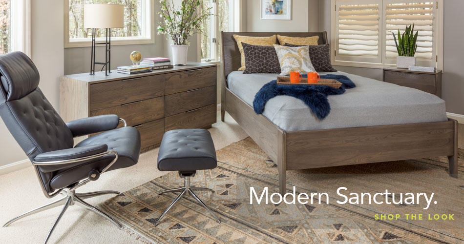 Circle Furniture Modern Curated Contemporary Boston Gat Creek Bedroom