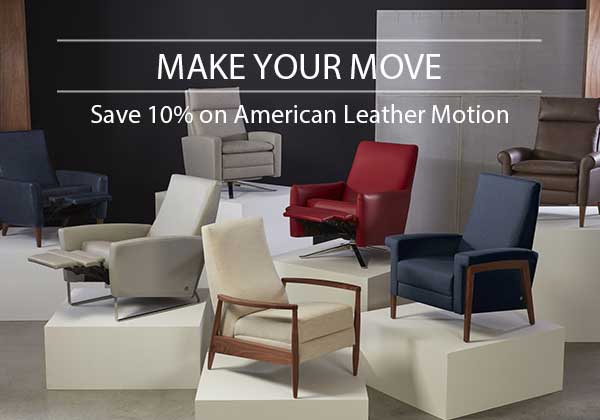 Circle Furniture Modern Curated Contemporary Boston American Leather Motion