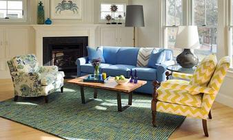 Shop this room: Living - Society Blue